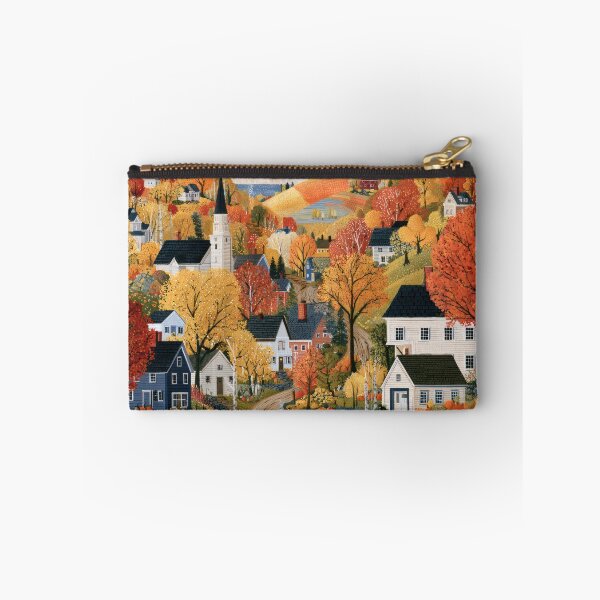 Item preview, Autumn in the Hills – New England Village designed and sold by NeoNebulaArt.