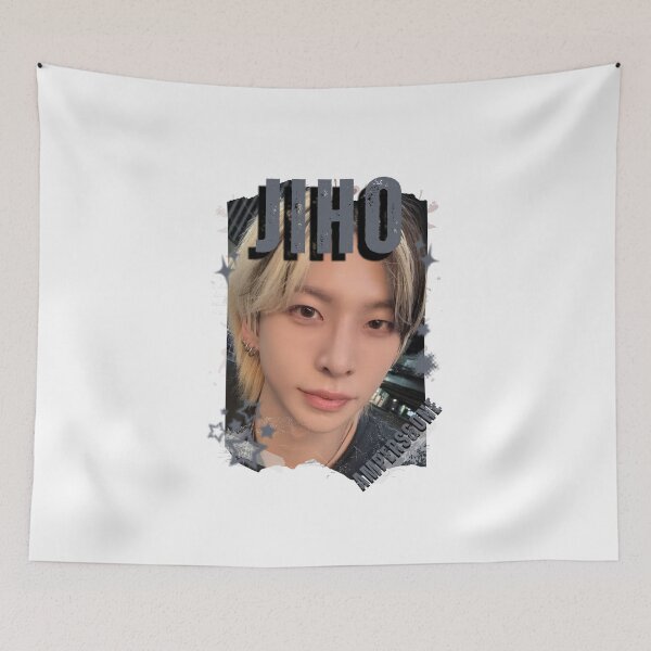 Item preview, AMPERS&ONEe Jiho Global KPOP Boy Group Black and White Collage Digital Art Portrait designed and sold by AJUNICE STUDIO.