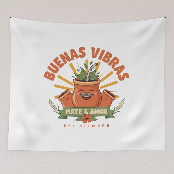 Item preview, Buenas Vibras - Dark Mustache Design designed and sold by Peter Stawicki.