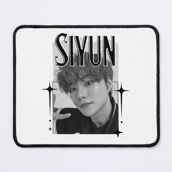 Item preview, AMPERS&ONEe Siyun Global KPOP Boy Group Black and White Collage Digital Art Portrait designed and sold by AJUNICE STUDIO.