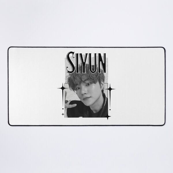 Item preview, AMPERS&ONEe Siyun Global KPOP Boy Group Black and White Collage Digital Art Portrait designed and sold by AJUNICE STUDIO.