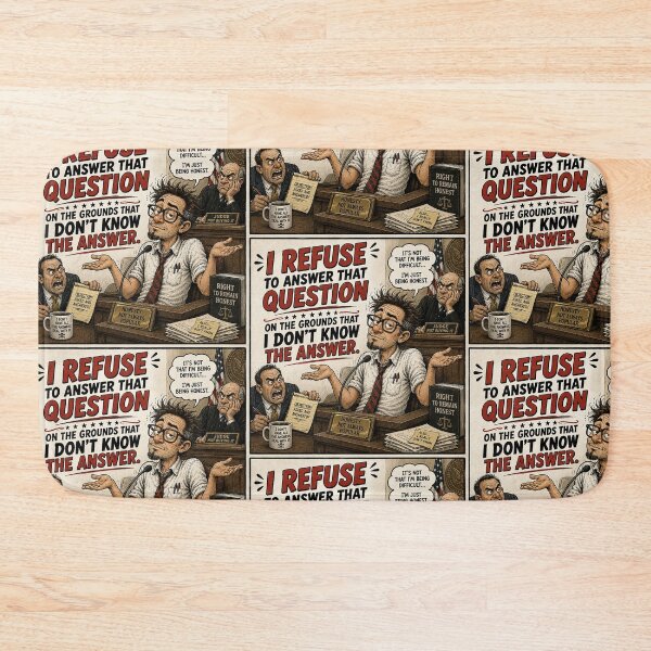 Item preview, Funny I Refuse to Answer That Question Shirt designed and sold by Mad Axle Studios.