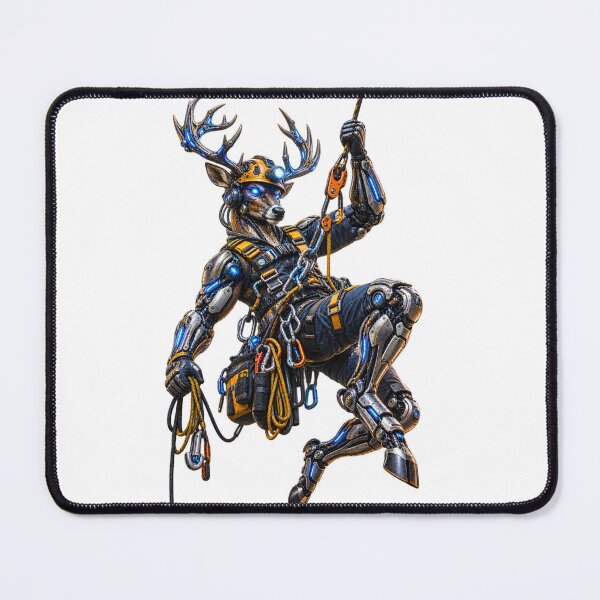 Item preview, Steel Deer Rope Access Technician – Mechanical Industrial Climber designed and sold by SteelCoat Studio.