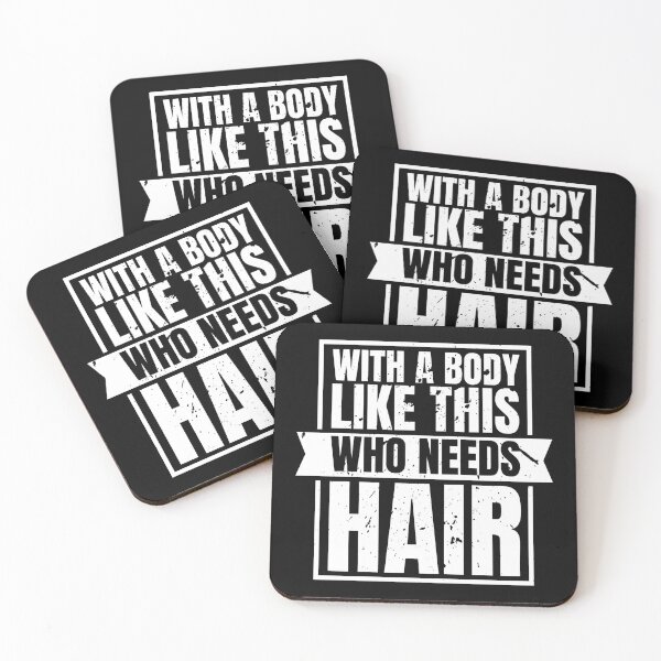 Item preview, With A Body Like This Who Needs Hair Funny Fathers Day Bald Dad designed and sold by Dondonmart.