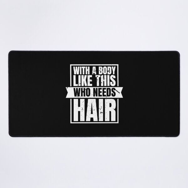 Item preview, With A Body Like This Who Needs Hair Funny Fathers Day Bald Dad designed and sold by Dondonmart.