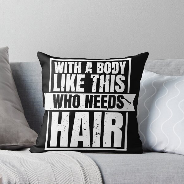 Item preview, With A Body Like This Who Needs Hair Funny Fathers Day Bald Dad designed and sold by Dondonmart.