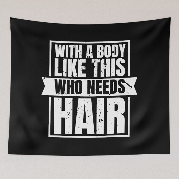 Item preview, With A Body Like This Who Needs Hair Funny Fathers Day Bald Dad designed and sold by Dondonmart.