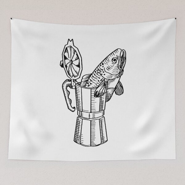 Item preview, FISH IN THE PERCOLATOR designed and sold by FILM GUTTER.