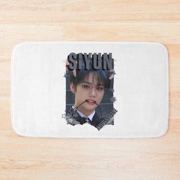 Item preview, AMPERS&ONEe Siyun Global KPOP Boy Group Black and White Collage Digital Art Portrait designed and sold by AJUNICE STUDIO.