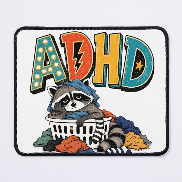 Item preview, ADHD Executive Dysfunction Laundry and chores struggles humor designed and sold by Marti’s Shop Corner.