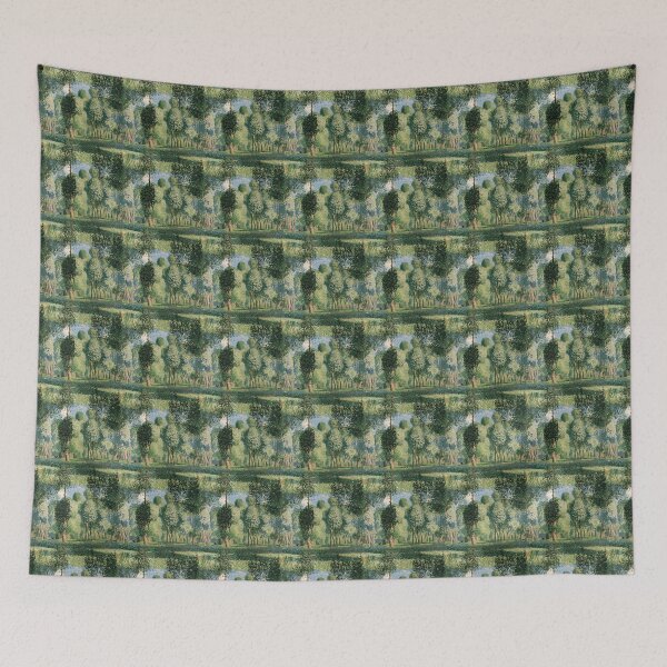 Item preview, Camille Pissarro painting pattern | style-alike designed and sold by camisariasj.