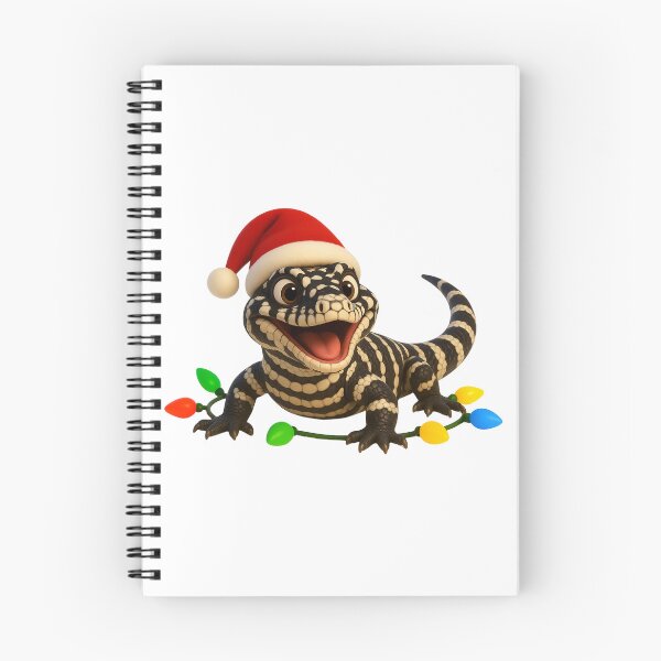 Item preview, Christmas Argentine Black and White Tegu Lizard designed and sold by Sillytoe.
