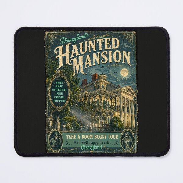 Item preview, Vintage Haunted Mansion Attraction Poster Design designed and sold by Shirts With Pride.