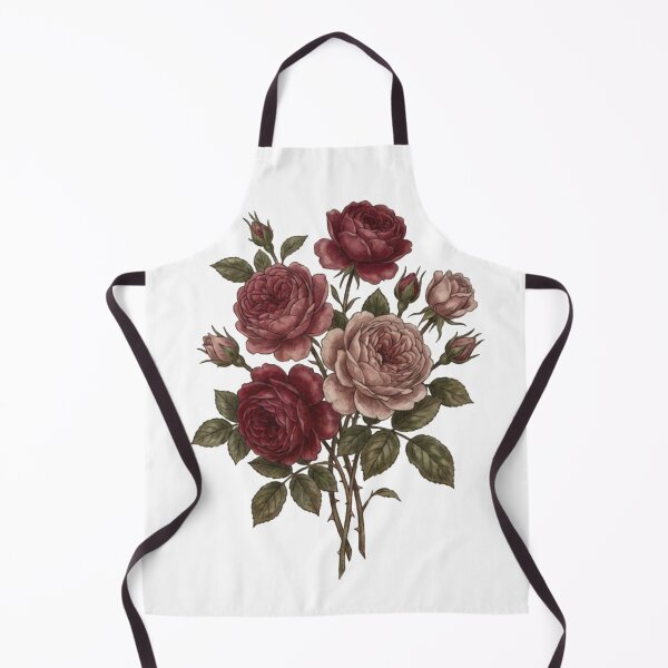 Item preview, Vintage Botanical Red Rose Bouquet – Antique Floral designed and sold by Gbriel3.