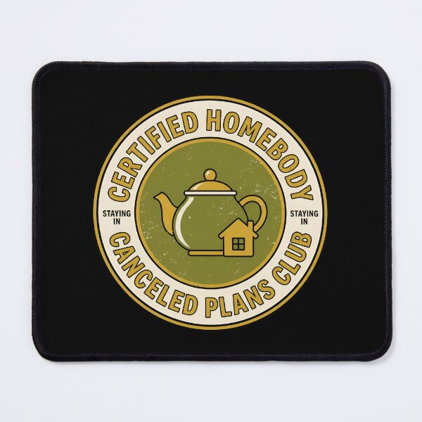 Item preview, Certified Homebody Canceled Plans Club Vintage Badge designed and sold by DuckOddity.