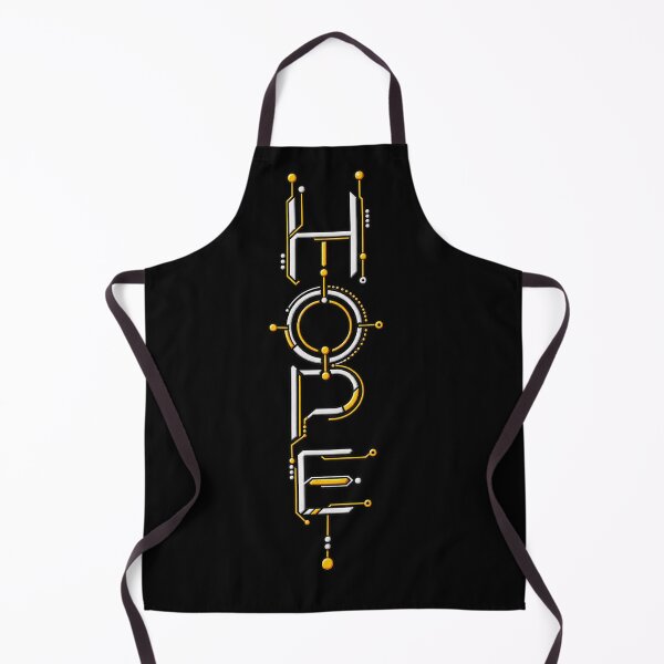 Item preview, HOPE | Futuristic Cyberpunk Technology Typography | Inspirational Minimalist Design | Modern Tech Art designed and sold by TheAllInStore.