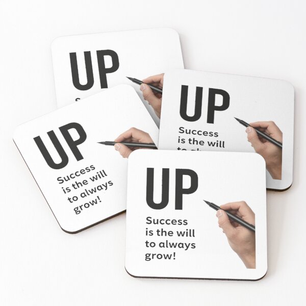 Item preview, Motivational Success Quote UP  "Success is the will to always grow!" designed and sold by Giulivo Store Graphic.
