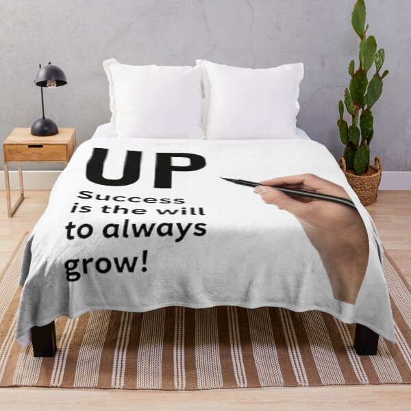 Item preview, Motivational Success Quote UP "Success is the will to always grow!" designed and sold by Giulivo Store Graphic.