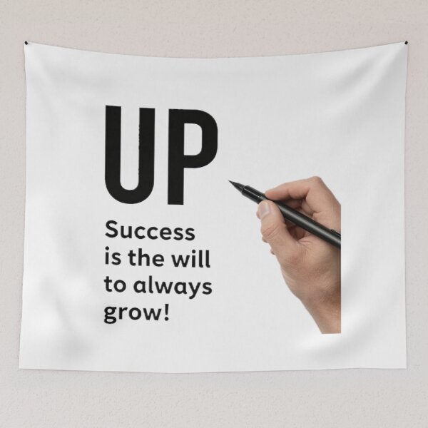 Item preview, Motivational Success Quote UP  "Success is the will to always grow!" designed and sold by Giulivo Store Graphic.