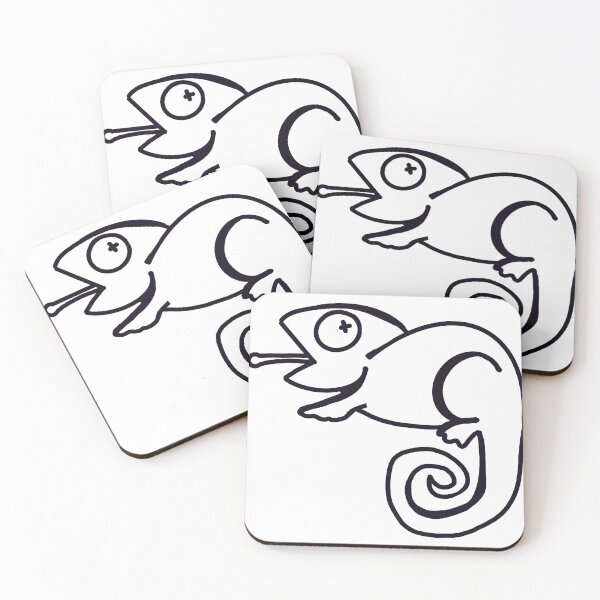 Item preview, Chameleon - black designed and sold by MileAMinBrain.