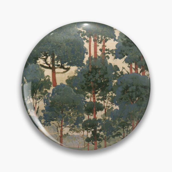 Item preview, Charles Angrand trees painting pattern | style-alike designed and sold by camisariasj.