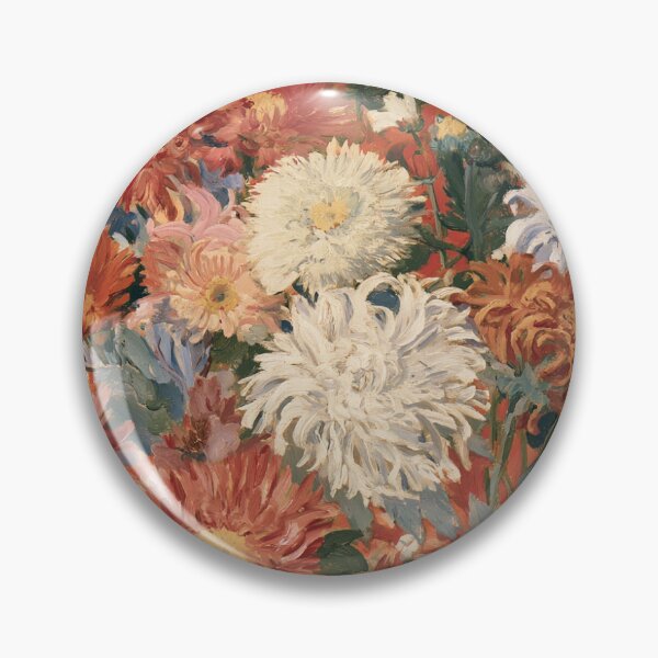 Item preview, Charles Angrand flowers painting pattern | style-alike designed and sold by camisariasj.