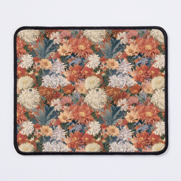 Item preview, Charles Angrand flowers painting pattern | style-alike designed and sold by camisariasj.