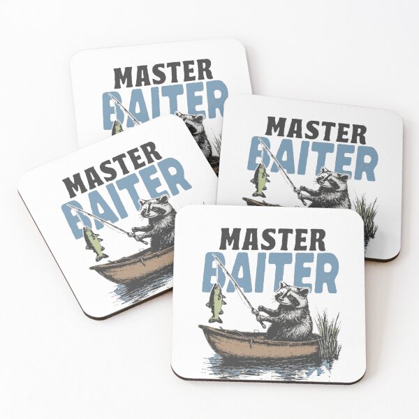 Item preview, Master Baiter Funny Fishing Raccoon  designed and sold by Gbriel3.