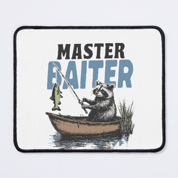 Item preview, Master Baiter Funny Fishing Raccoon designed and sold by Gbriel3.