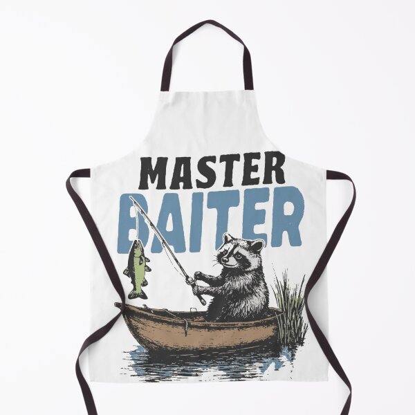 Item preview, Master Baiter Funny Fishing Raccoon designed and sold by Gbriel3.