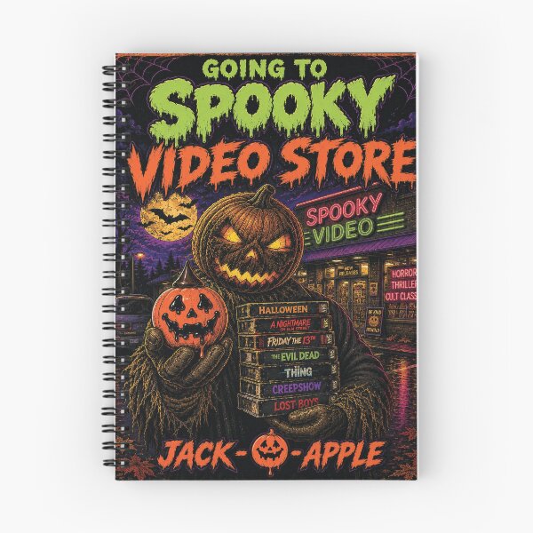 Item preview, Going to Spooky Video Store. Jack-O-Apple designed and sold by Jackoapple.