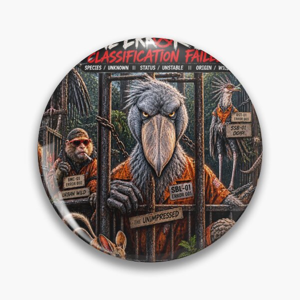 Item preview, Forest Prison Animal Error System – Classification Failed | Anti-Design Streetwear Graphic designed and sold by zdzdesigner.