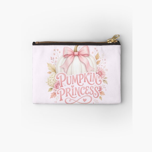 Item preview, Pumpkin Princess Coquette Fall White Pumpkin with Pink Bow designed and sold by Daelven Tees.
