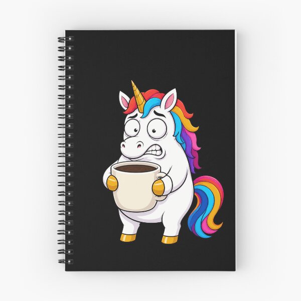 Item preview, Unhinged Unicorn Coffee Overload Funny Caffeine Lover designed and sold by BoyleDesignShop.