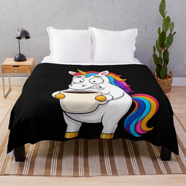 Item preview, Unhinged Unicorn Coffee Overload Funny Caffeine Lover designed and sold by BoyleDesignShop.