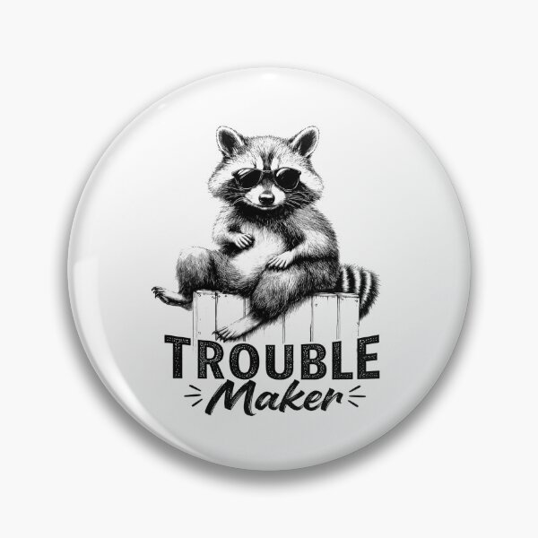 Item preview, Cool Raccoon Trouble Maker designed and sold by Steele-Art.