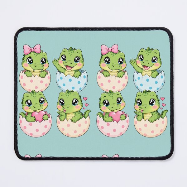 Item preview, Cute Baby Alligators Hatching Kawaii Baby Gator Crew designed and sold by Rosie's Wildflower Boutique.