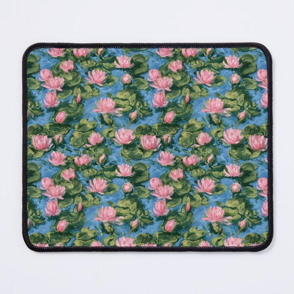 Item preview, Claude Monet lake flowers painting pattern | style-alike designed and sold by camisariasj.