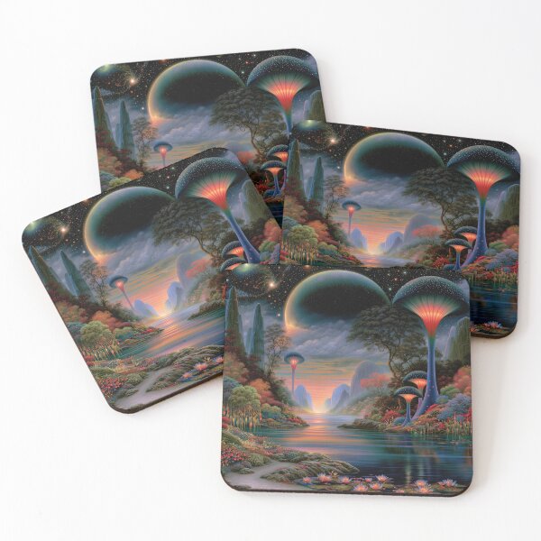 Item preview, Echoes of the Bioluminescent Horizon designed and sold by bloorose.