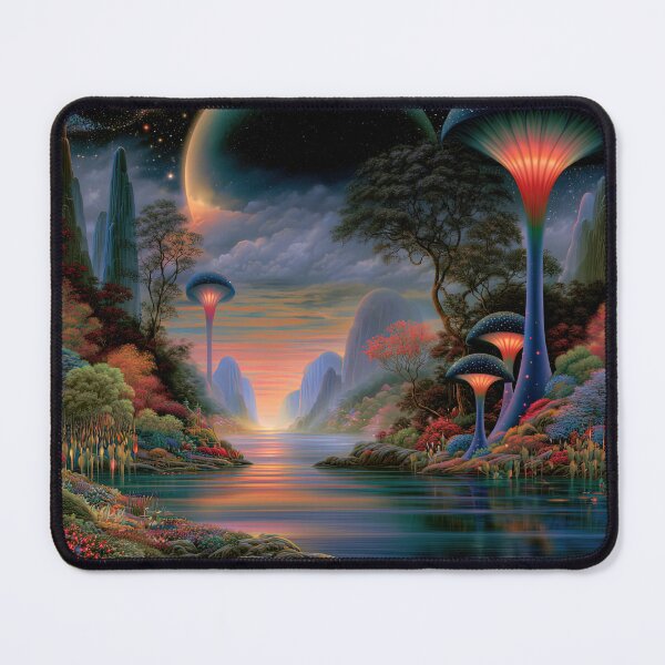 Item preview, Echoes of the Bioluminescent Horizon designed and sold by bloorose.