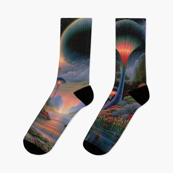 Item preview, Echoes of the Bioluminescent Horizon designed and sold by bloorose.