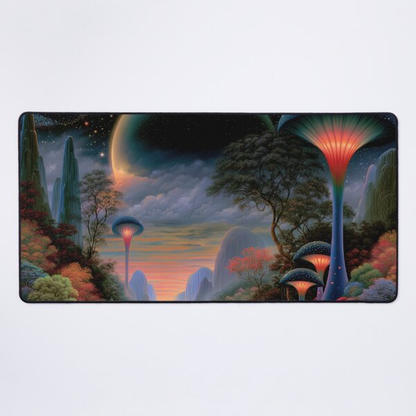 Item preview, Echoes of the Bioluminescent Horizon designed and sold by bloorose.