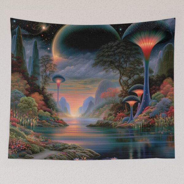Item preview, Echoes of the Bioluminescent Horizon designed and sold by bloorose.