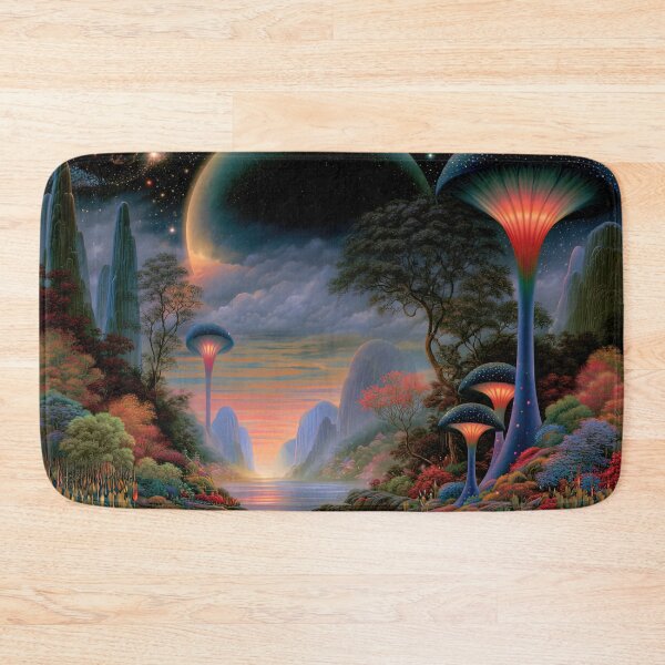 Item preview, Echoes of the Bioluminescent Horizon designed and sold by bloorose.