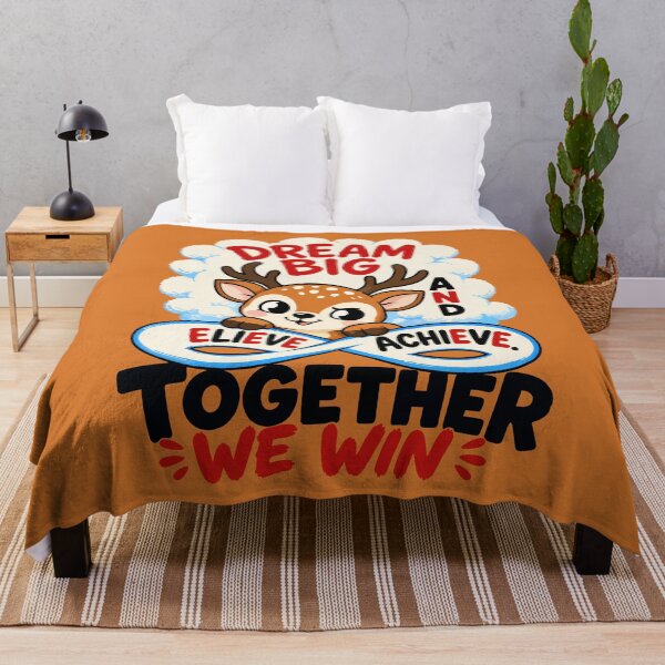Item preview, Cute Deer Dream Big Art Print designed and sold by Nadiename.