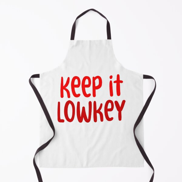 Item preview, Keep it Lowkey, Red Typography designed and sold by Memes N Lore .