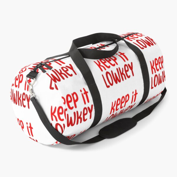 Item preview, Keep it Lowkey, Red Typography designed and sold by Memes N Lore .