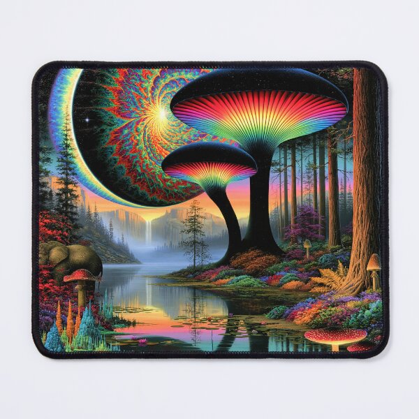 Item preview, Psychedelic Haven of the Cosmic Portal designed and sold by bloorose.