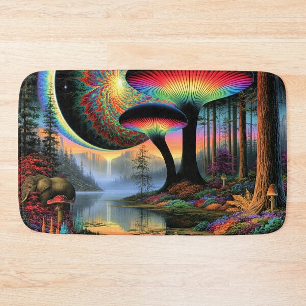 Item preview, Psychedelic Haven of the Cosmic Portal designed and sold by bloorose.