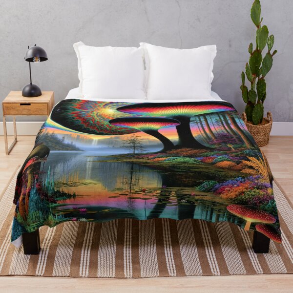 Item preview, Psychedelic Haven of the Cosmic Portal designed and sold by bloorose.